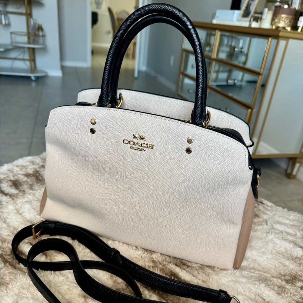 Coach Lillie Color Block Caryall Purse
